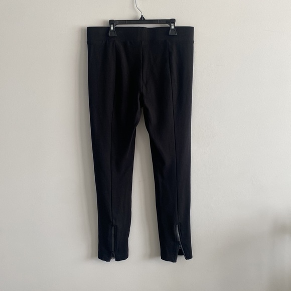 CABI black leggings with zipper CABI black zipper pants - Picture 2 of 7